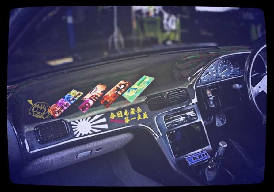 Amazon.co.jp: 痛車 ステッカー usdm jdm ボックスステッカー